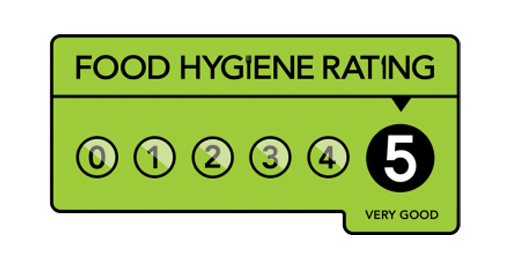 Heathfield's 5-out-of-5 food hygiene rating